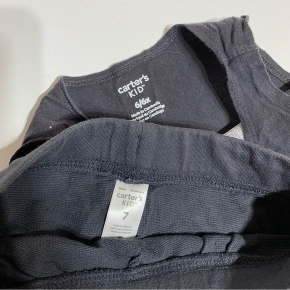 CARTER’S girls 6-7Y matching shorts and tank top - Picture 2 of 2